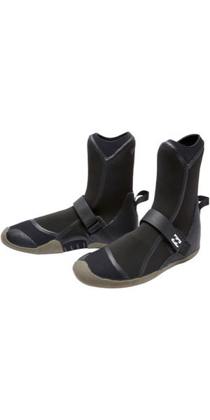 2025 Billabong Mens Furnace 7mm Round Toe Wetsuit Boot ABYWW00105 - Black